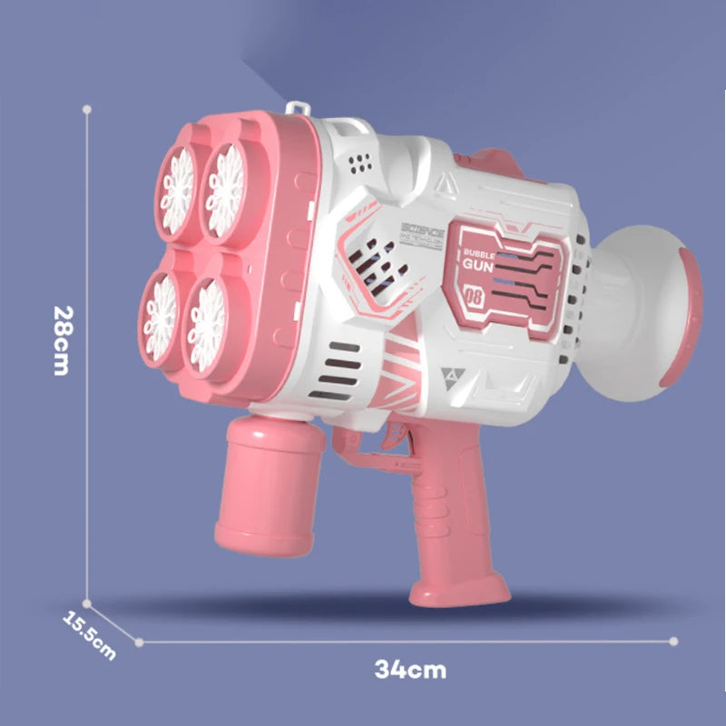 Bubble Gun Rocket Soap Bubble Machine