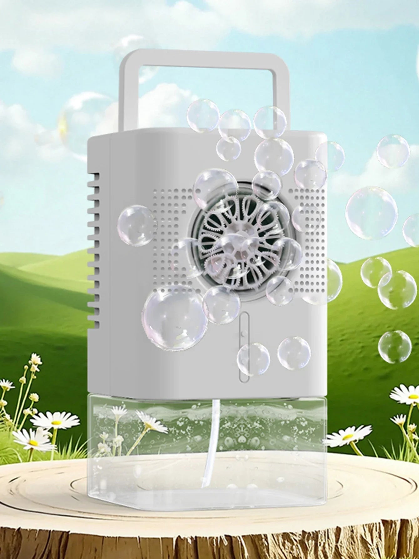 Outdoor bubble machine toy square handheld bubble machine
