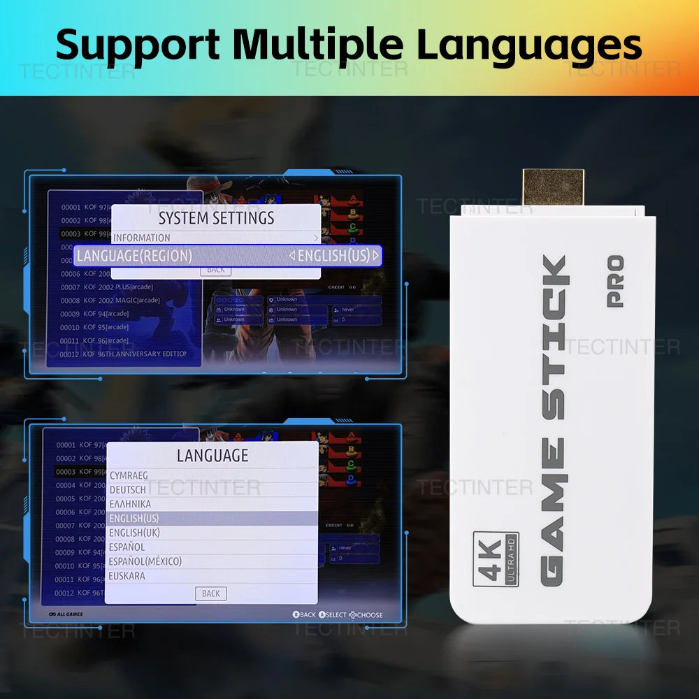 M15 Game Stick 4K Mini Retro Video Game Console
