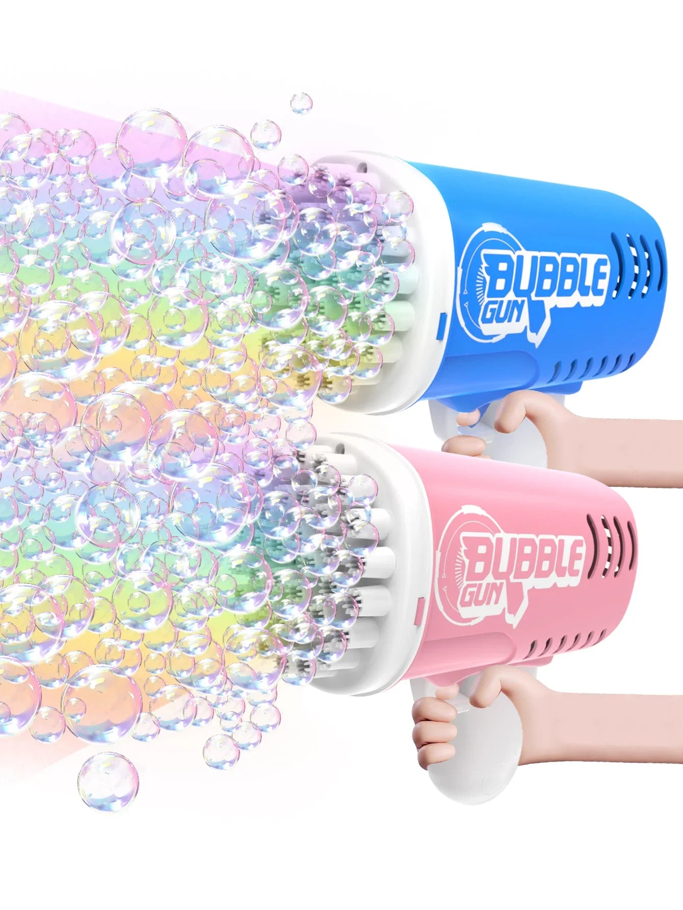 35 hole handheld bubble gun electric bubble