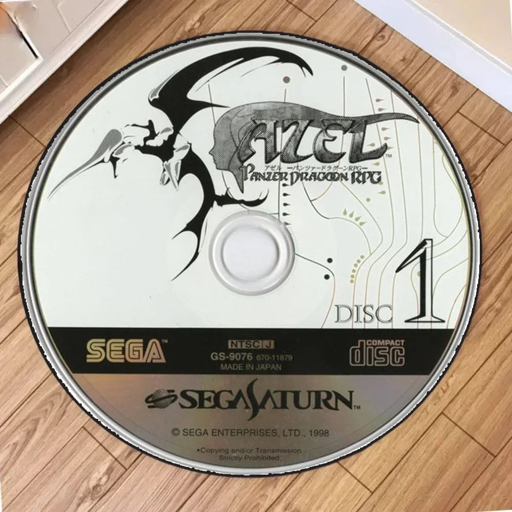 "METAL GEAR" Printed Circular Carpet CD Cartoon PS2 edition