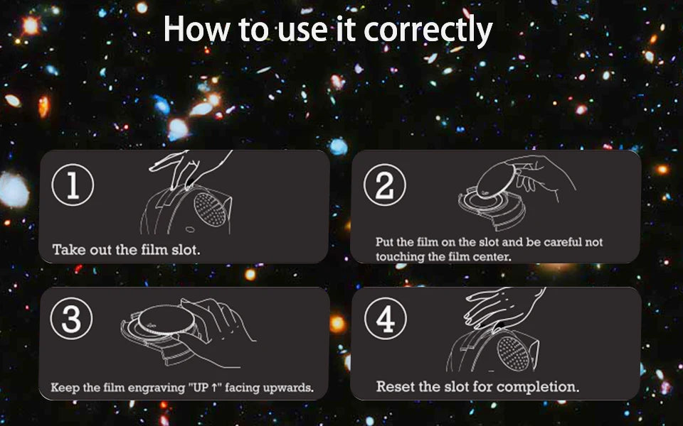 Night Light Galaxy Projector Starry Sky Projector Planetarium Lamp 6 Pack