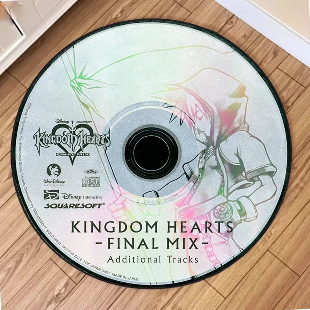 "METAL GEAR" Printed Circular Carpet CD Cartoon PS2 edition