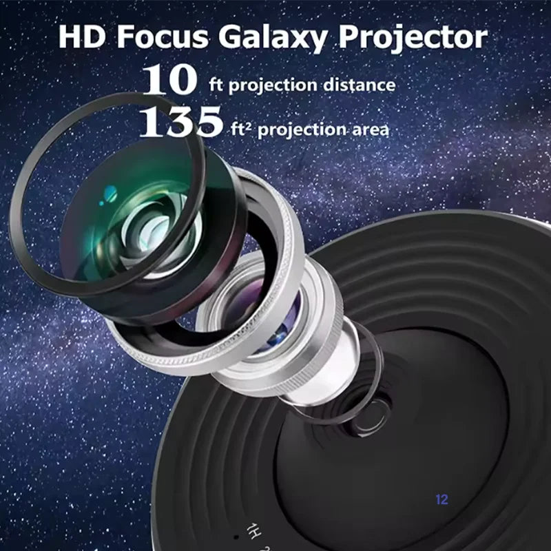 2025 New Galaxy Projector - Transform Your Room into a Starry Universe