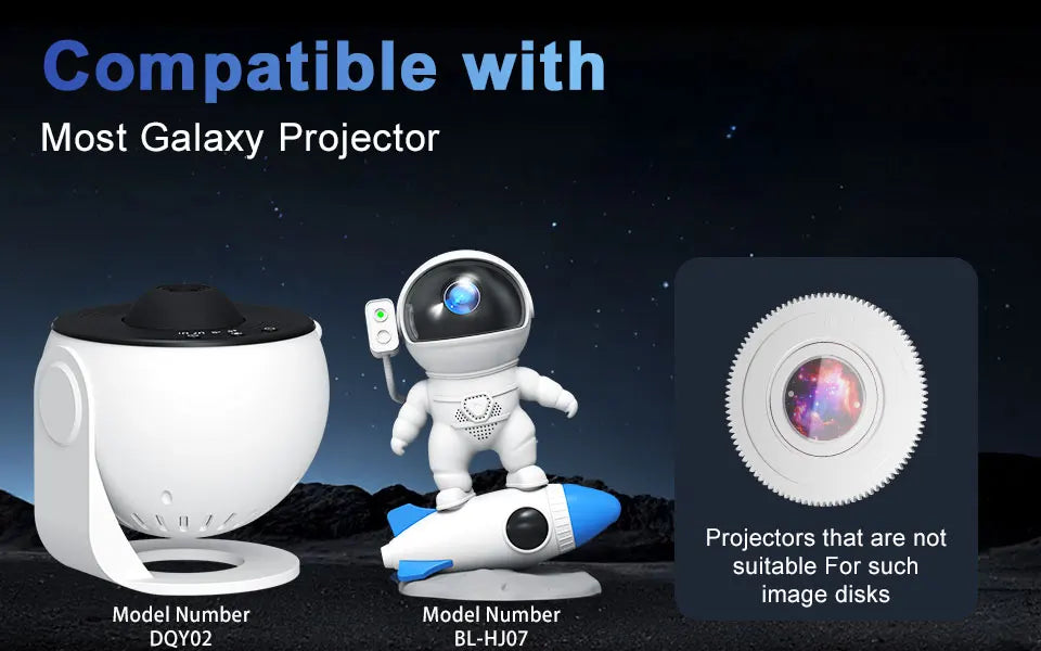 Night Light Galaxy Projector Starry Sky Projector Planetarium Lamp 6 Pack