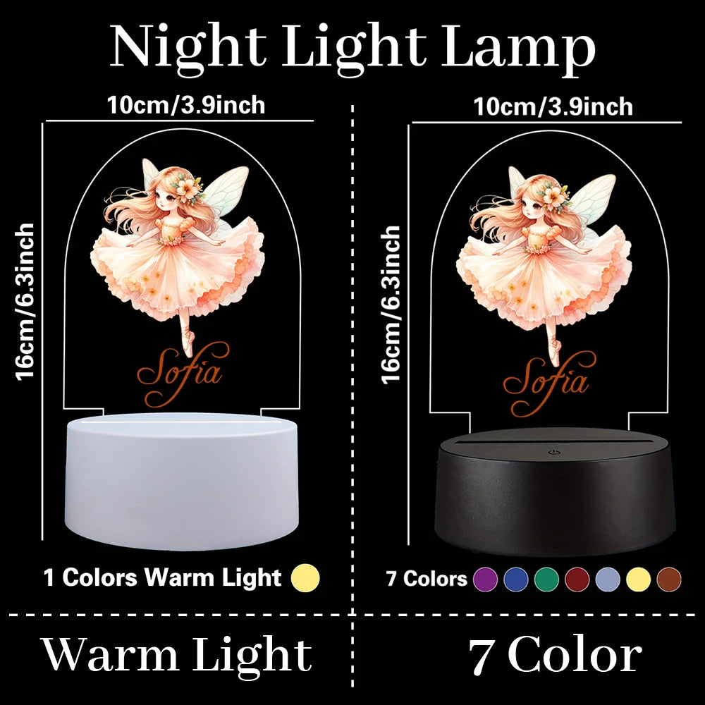 Personalized Custom Photo 3D Illusion Night Light - RGB LED Lamp | Anime Avatar Room Decor Gift