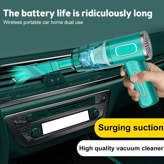 12000Pa Car Wireless Vacuum Cleanerme & Car Dual Use Mini Vacuum Cleaner