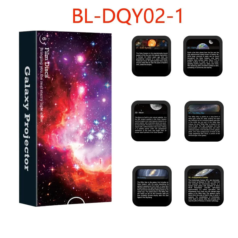 Night Light Galaxy Projector Starry Sky Projector Planetarium Lamp 6 Pack