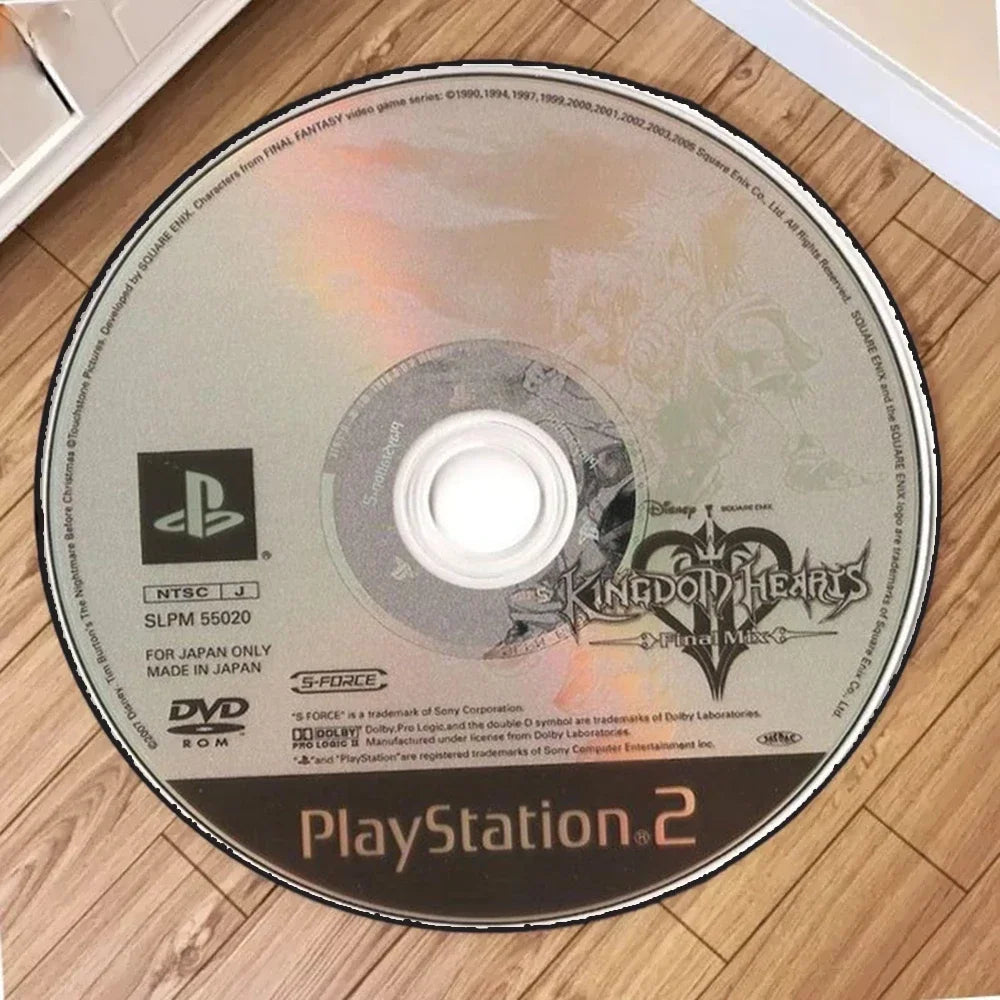 "METAL GEAR" Printed Circular Carpet CD Cartoon PS2 edition